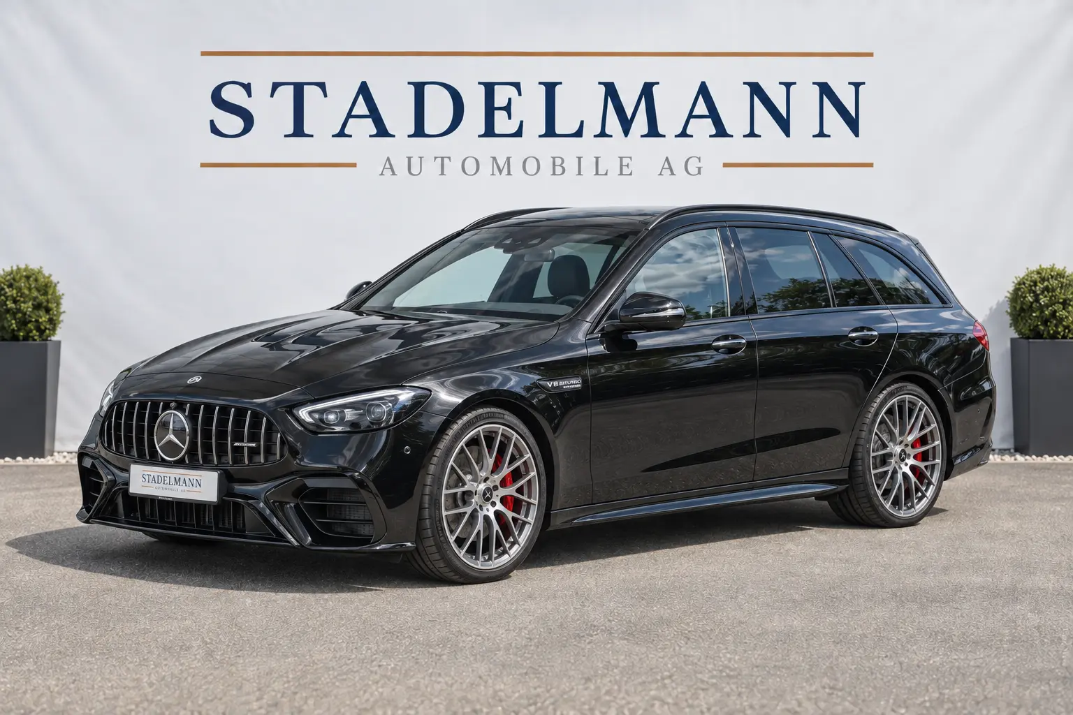 Mercedes-AMG C 63 S in Schwarz