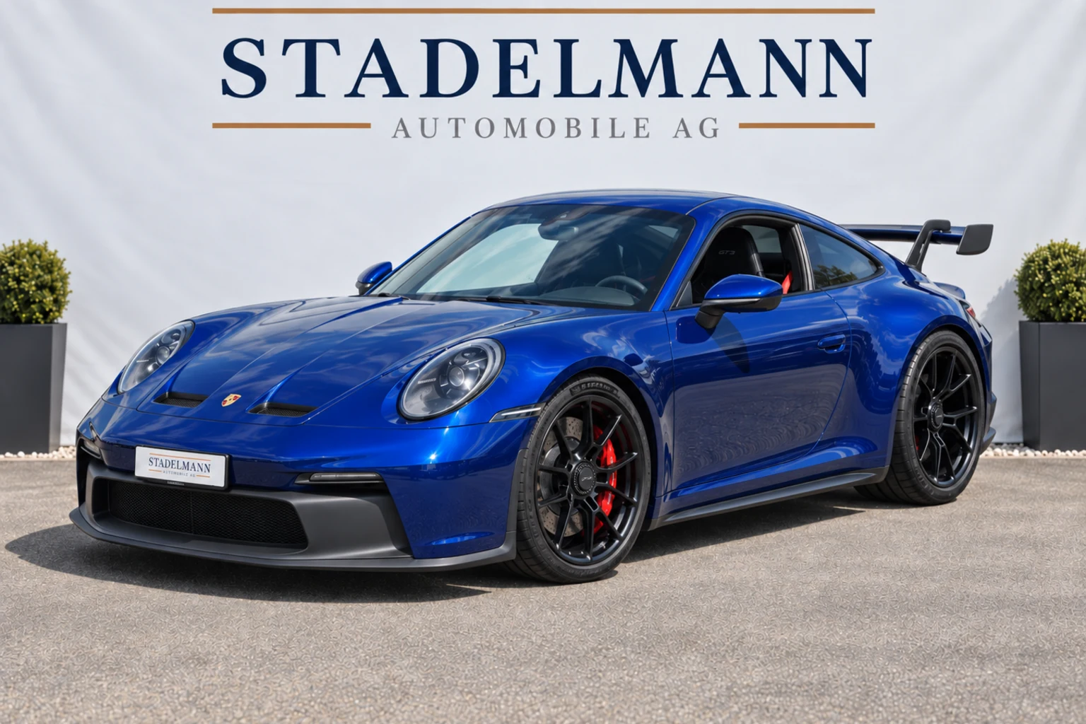 Porsche 911 GT3 in Blau